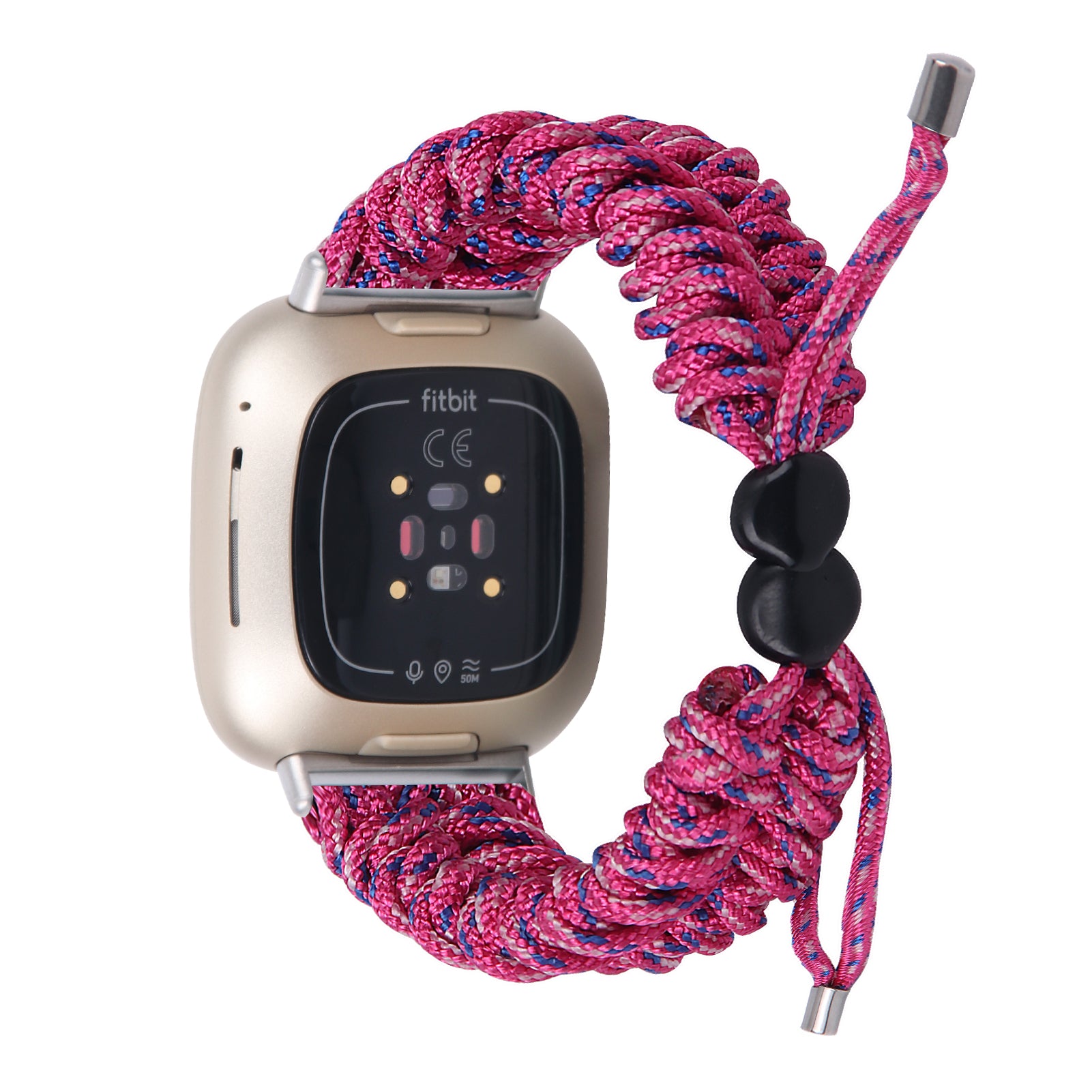 For Fitbit Versa 4 Sense 2 Smart Watch Band Adjustable Braided Wrist Strap For Fitbit Versa 4 Sense 2 Smart Watch Band Adjustable Braided Wrist Strap